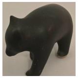 Collection of Carved Stone & Ceramic Bear Figures