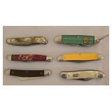Vintage Pocket Knife Collection including a Vintage Girl Scouts Pocket Knife