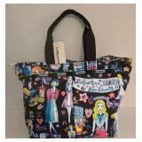 New with Tags Le Sportsac Large Tote Sara Schwartz-Night Life