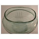 Vintage Brass Ship Bookends & Decorative Vase with Etched Ship Design