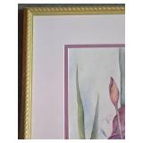 Lovely Signed S. McKisson Floral Watercolor