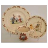 Vintage Royal Doulton Barbara Vernon Bunnykins Dish Set