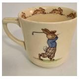 Vintage Royal Doulton Barbara Vernon Bunnykins Dish Set