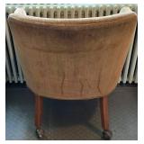 Vintage Curved Back Chair