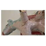 Vintage Donkey & Cart Planter Plus Vintage Marbles