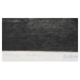 Framed Black-and-White Etching of Mercery Lane, Canterbury