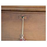 Vintage Maple Display Secretary Hutch