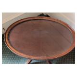 Vintage Imperial Grand Rapids Mahogany Tray Top Table