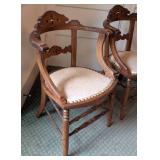 Pair of Vintage Edwardian Style Armchairs