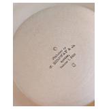 Pair of Antique Ridgway Pottery Drab Ware Pitchers