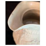 Pair of Antique Ridgway Pottery Drab Ware Pitchers