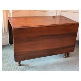 Vintage Mahogany Drop Leaf Dining Table