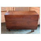 Vintage Mahogany Drop Leaf Dining Table