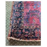 Vintage Red Wool Persian Rug