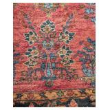 Vintage Red Wool Persian Rug