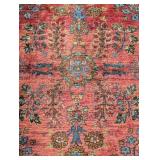 Vintage Red Wool Persian Rug