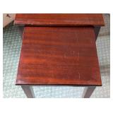 Vintage Brandt Mahogany Nesting Table Set