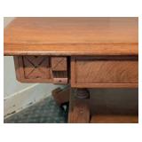 Antique Eastlake Style Wood Coffee Table