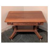 Antique Eastlake Style Wood Coffee Table