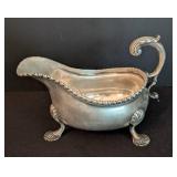 Vintage Sterling Silver Gravy Boat