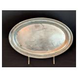 Vintage Oval Sterling Silver Dish