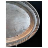 Vintage Oval Sterling Silver Dish
