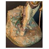 Pair of Vintage Painted Native American Scout Bookends / Pair of Vintage Indian Scout Bookends