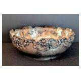 Stunning Vintage Black Starr & Frost Floral Sterling Silver Bowl