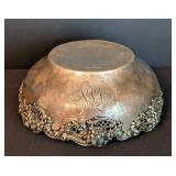 Stunning Vintage Black Starr & Frost Floral Sterling Silver Bowl