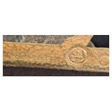 Pair of Antique Brass German Shepherd Bookends by Spencer Foundry