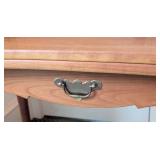 Vintage Chippendale Style Maple Accent Table