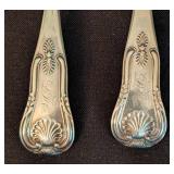 Antique Sterling Silver Spoons including Antique Matthew Miller Sterling Silver Teaspoons