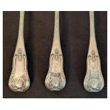 Antique Sterling Silver Spoons including Antique Matthew Miller Sterling Silver Teaspoons