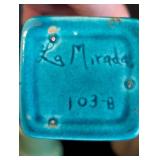 Pretty Mid Century Pottery Vases including a McCoy Pottery Vase and Vintage Red Wing Pottery 778 Vase