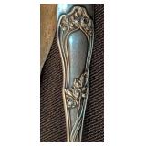 Pair of Vintage Sterling Silver Claw Foot Relish / Pickle Tongs