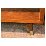 Mid Century Three Tiered Wood Bookcase