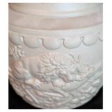 Antique Ridgeway & Co Dog Handled Stoneware Pitcher