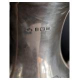 Antique English Antique Floral Pattern Sterling Silver Teapot / Vintage Elkington & Co Sterling Silver Teapot