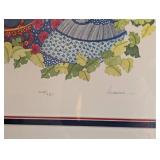 Framed Salmonberry Pickers Print by Barbara Lavallee