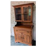 Vintage Crawford Furniture Co. Display Hutch