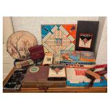 Variety of Vintage Games and Puzzles