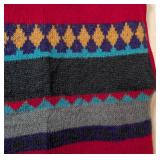 Vintage Mondi Red Wool Sweater Vest