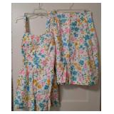 Vintage Cole of California Floral Swimsuit and Matching Shorts