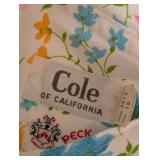 Vintage Cole of California Floral Swimsuit and Matching Shorts