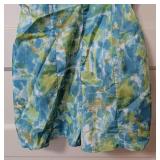 Vintage Blue and Green Swimsuit and Swim Cap