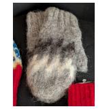 Vintage Knit Hats and Mittens