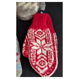 Vintage Knit Hats and Mittens