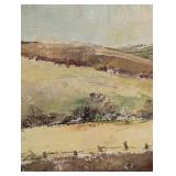 Small Framed Original Oil on Canvas Scenic Painting