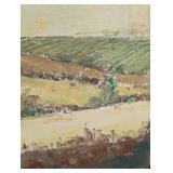 Small Framed Original Oil on Canvas Scenic Painting