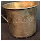 Engraved Vintage Sterling Silver Baby Cup